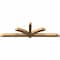 Ekena Millwork Redmond Smooth Timber Gable Bracket, Western Red Cedar, 84"W x 24"H x 3 1/2"D x 3 1/2"F, 7/12 Pitch GBW084X24X0404RED00SWR - alternate 3